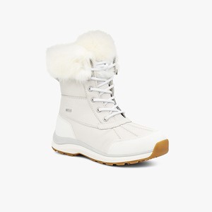 Ugg Adirondack III Fluff Women All-Weather Boots White (9372TGSAM)